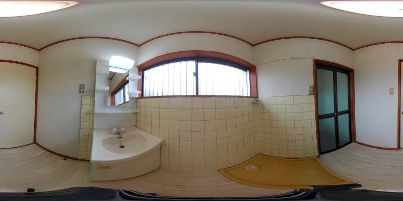 パノラマ画像洗面所