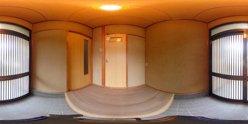 パノラマ画像玄関