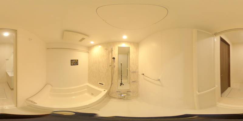 パノラマ画像バスルーム