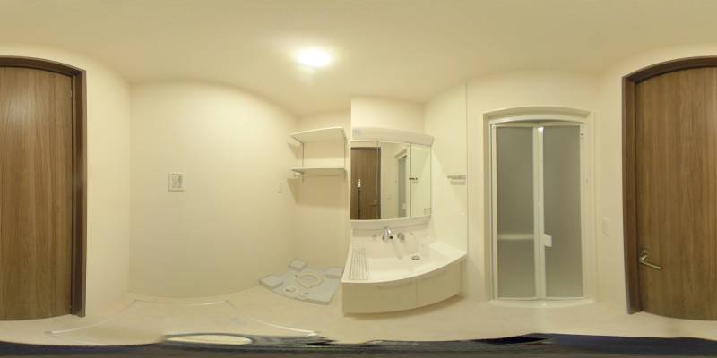 パノラマ画像洗面所