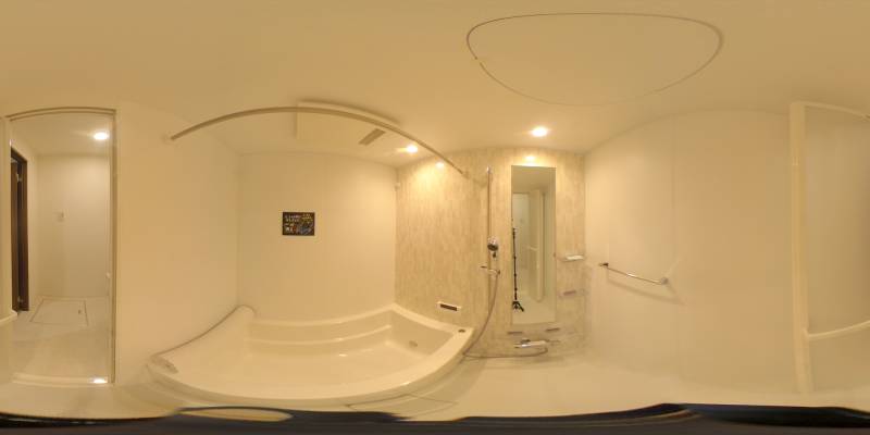 パノラマ画像バスルーム