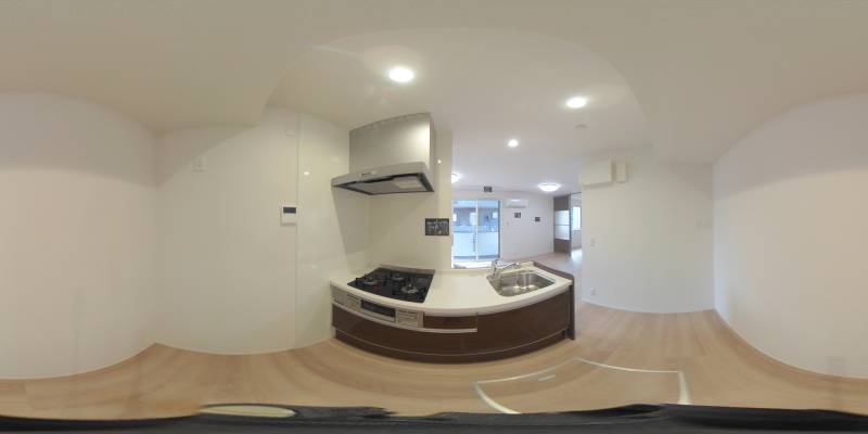 パノラマ画像キッチン