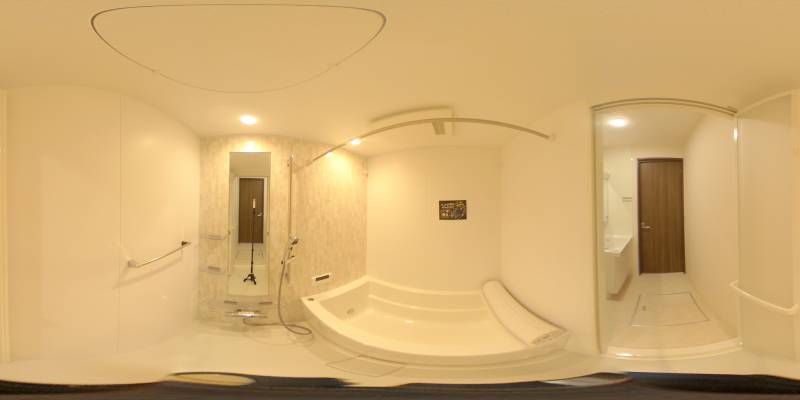 パノラマ画像バスルーム