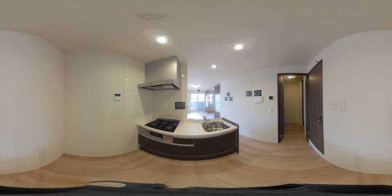 パノラマ画像キッチン