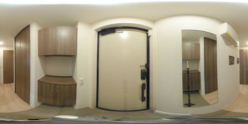 パノラマ画像玄関