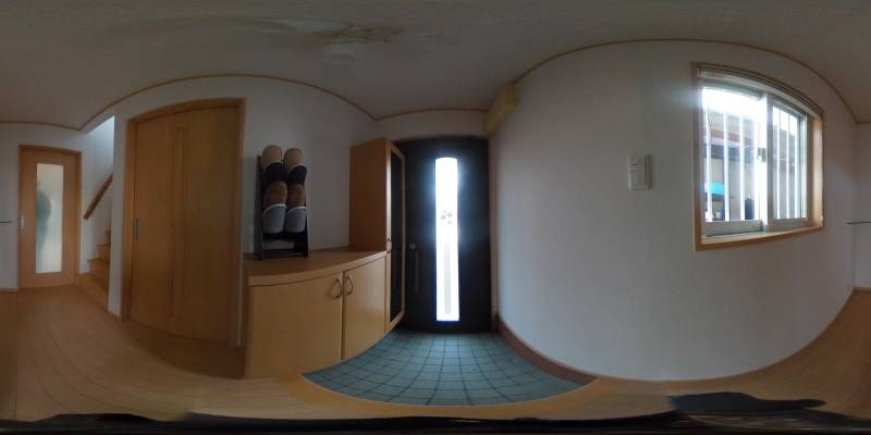 パノラマ画像玄関