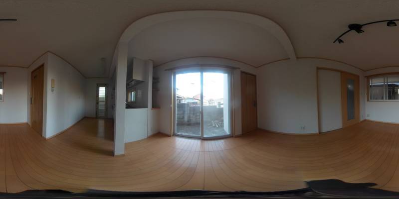 パノラマ画像リビング