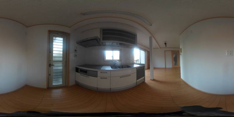 パノラマ画像キッチン