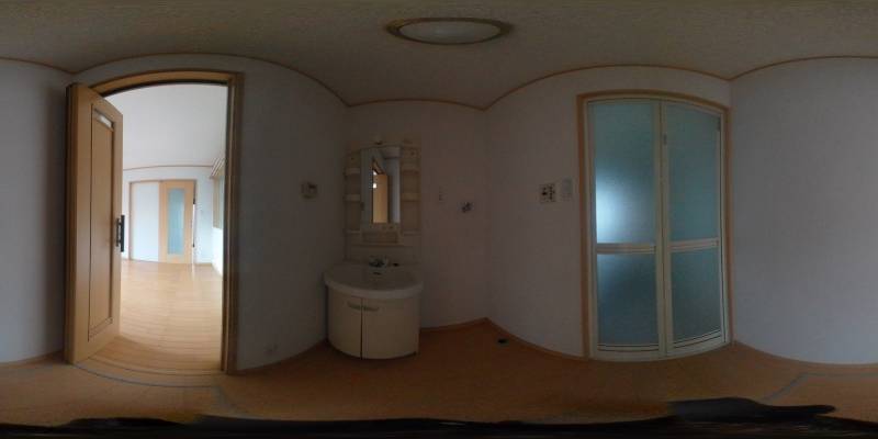 パノラマ画像洗面所