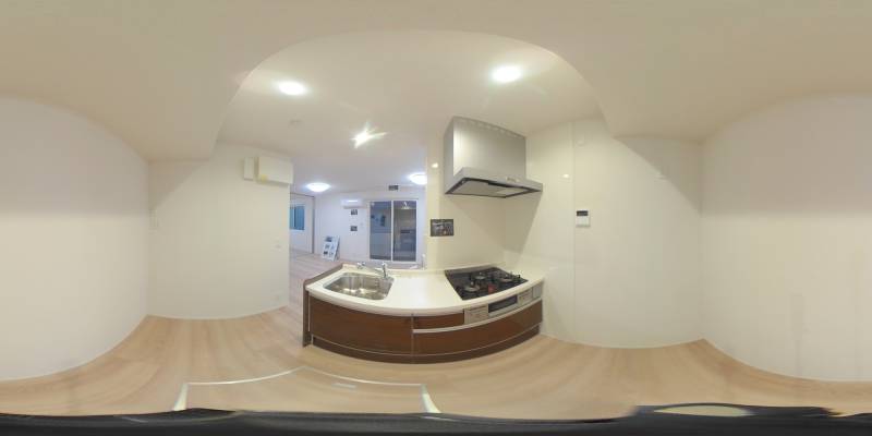 パノラマ画像キッチン