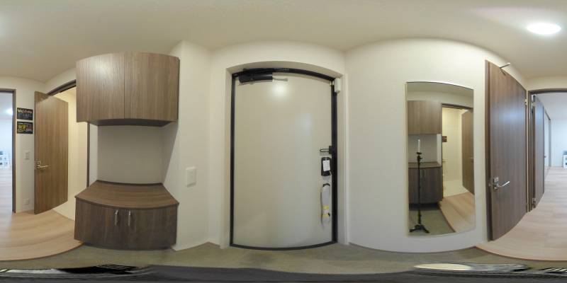 パノラマ画像玄関