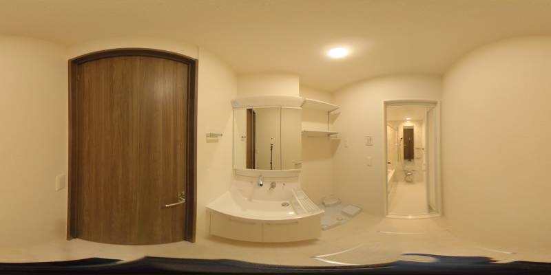 パノラマ画像洗面所