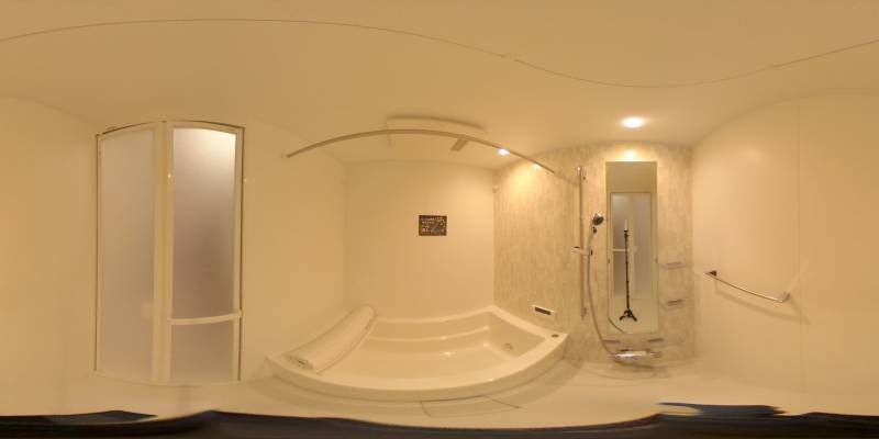 パノラマ画像バスルーム