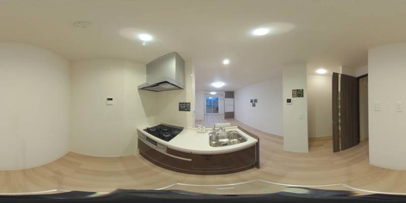 パノラマ画像キッチン