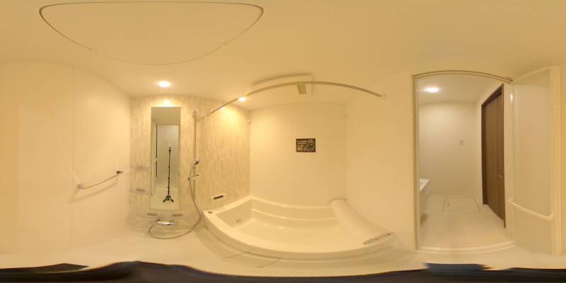 パノラマ画像バスルーム