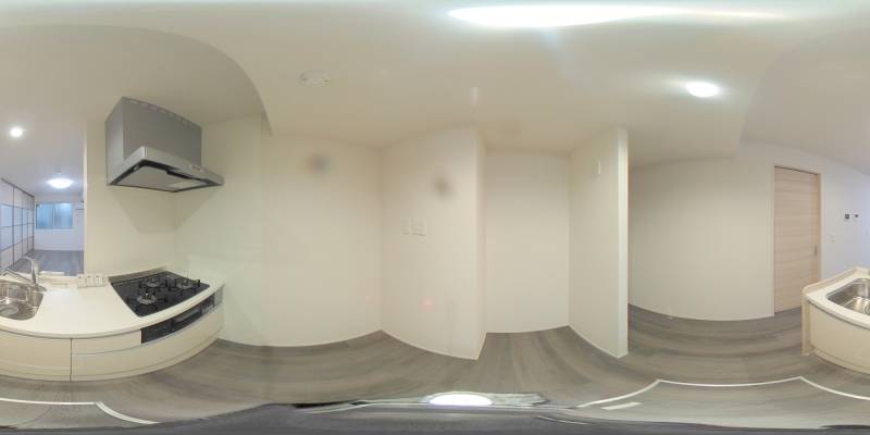 パノラマ画像キッチン