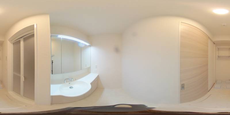 パノラマ画像洗面所