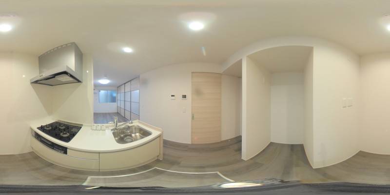 パノラマ画像キッチン