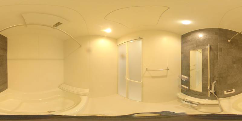 パノラマ画像バスルーム