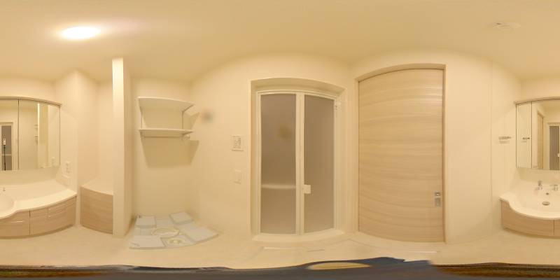 パノラマ画像洗面所