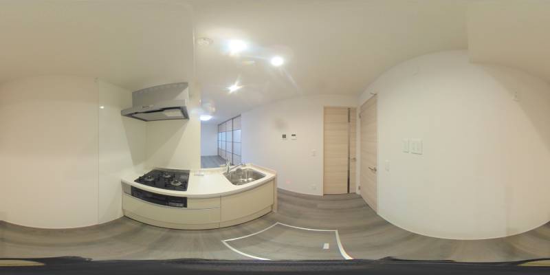 パノラマ画像キッチン