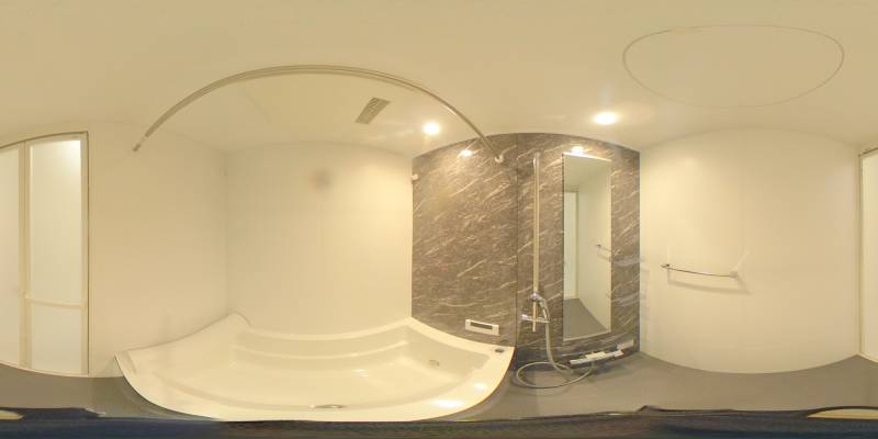 パノラマ画像バスルーム