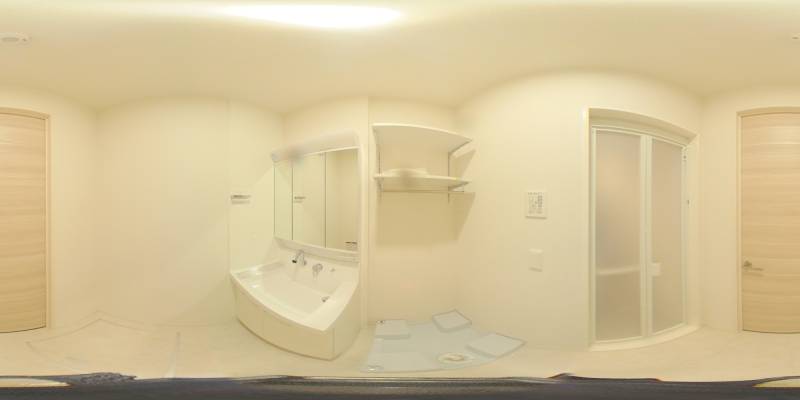 パノラマ画像洗面所