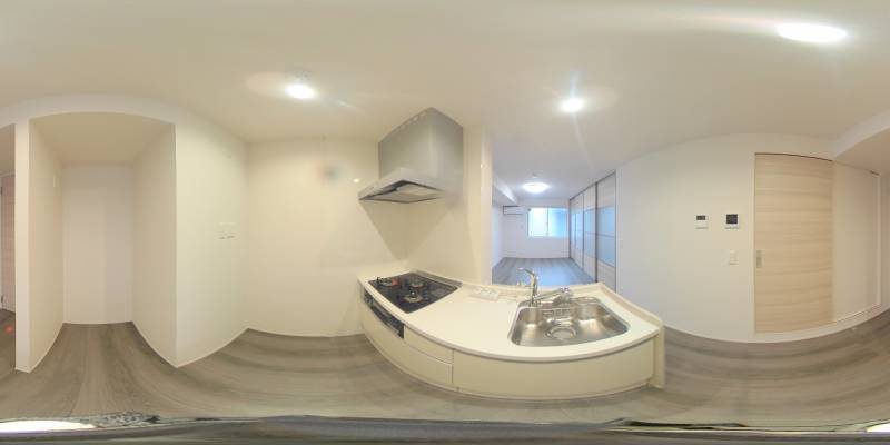 パノラマ画像キッチン