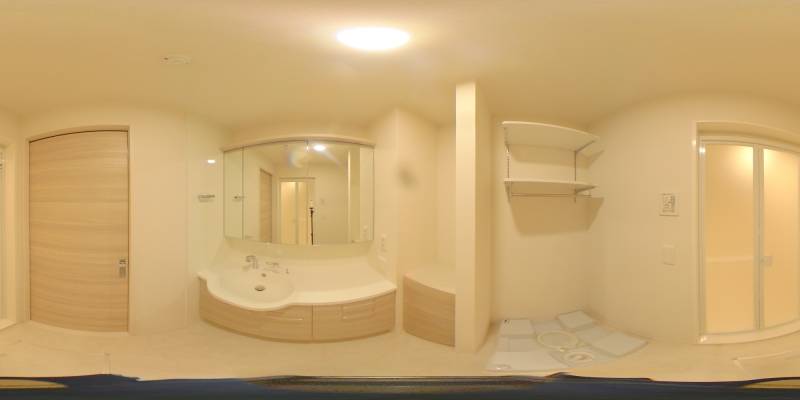 パノラマ画像洗面所