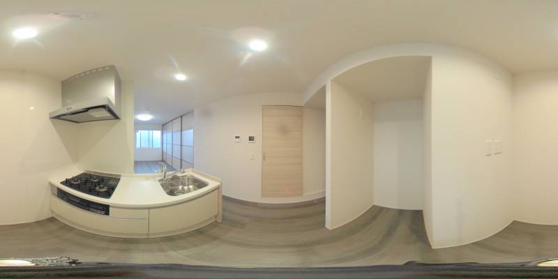 パノラマ画像キッチン