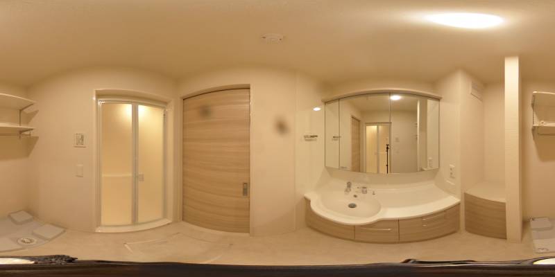 パノラマ画像洗面所