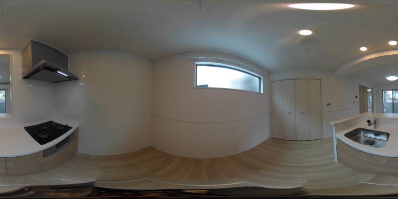 パノラマ画像キッチン