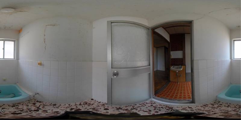 パノラマ画像バスルーム