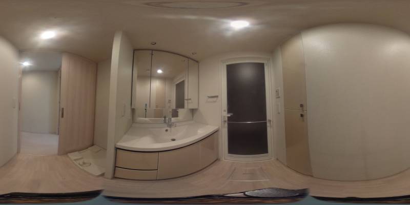 パノラマ画像洗面所