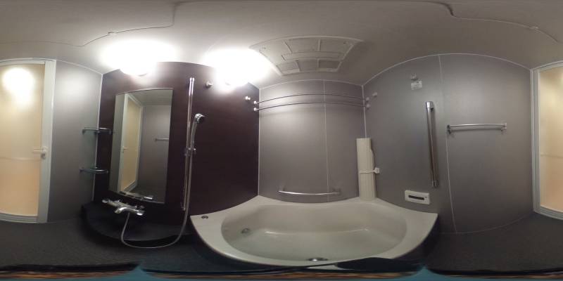 パノラマ画像バスルーム