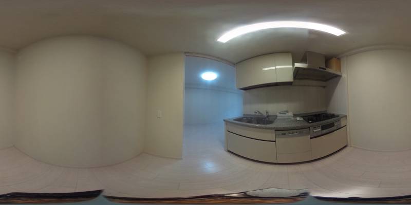 パノラマ画像キッチン