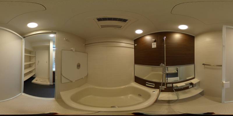 パノラマ画像バスルーム