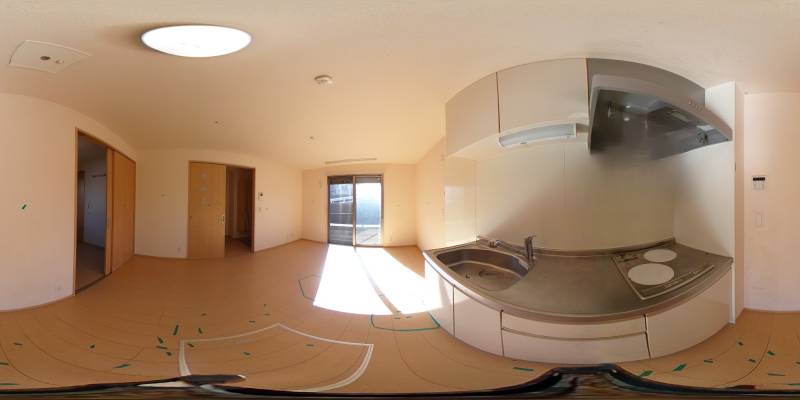 パノラマ画像キッチン