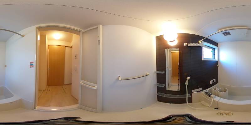 パノラマ画像バスルーム