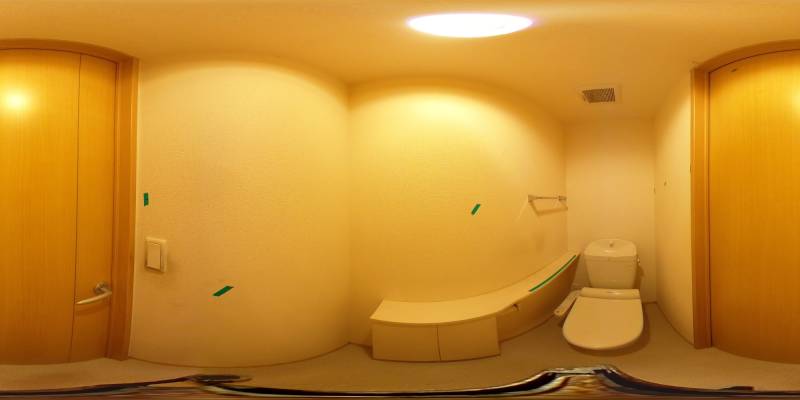 パノラマ画像トイレ