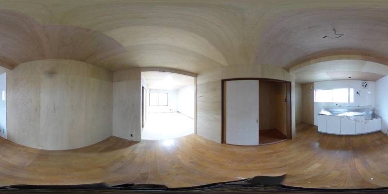 パノラマ画像リビング