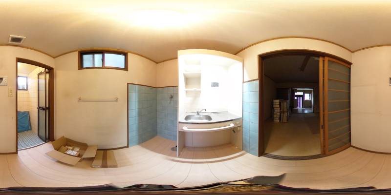 パノラマ画像洗面所