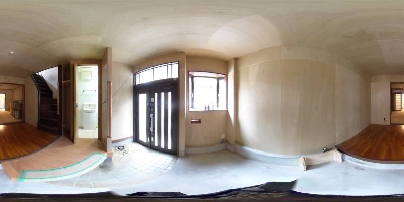 パノラマ画像玄関