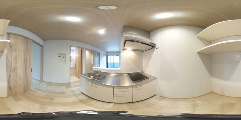 パノラマ画像キッチン