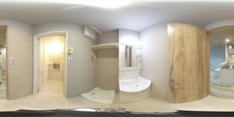 パノラマ画像洗面所