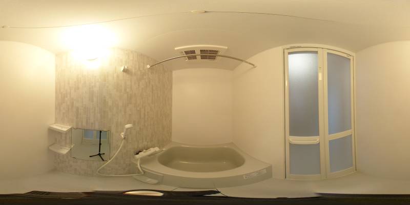 パノラマ画像バスルーム