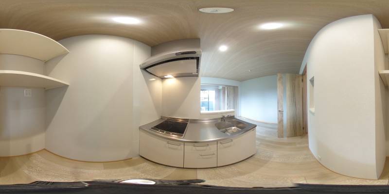 パノラマ画像キッチン