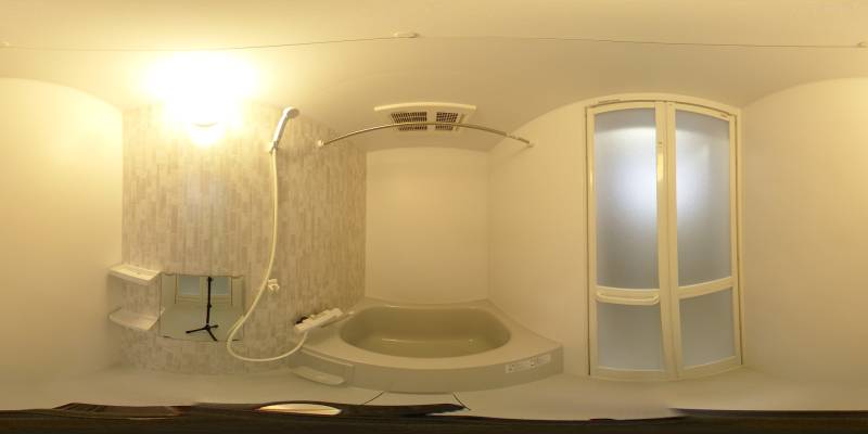 パノラマ画像バスルーム