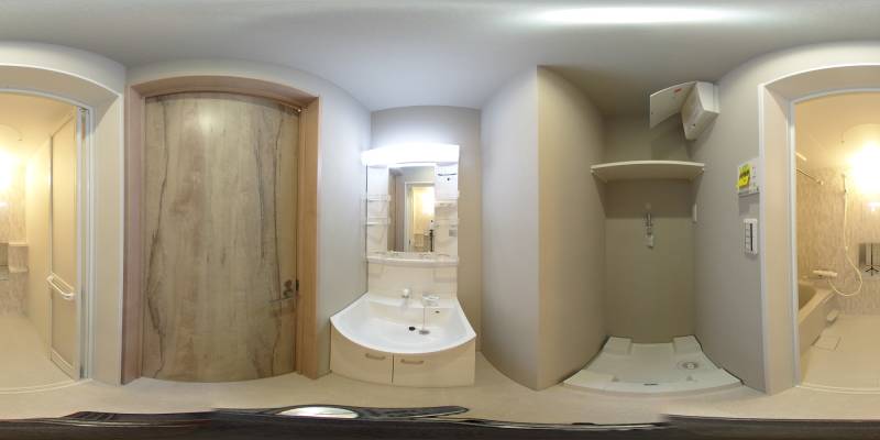 パノラマ画像洗面所