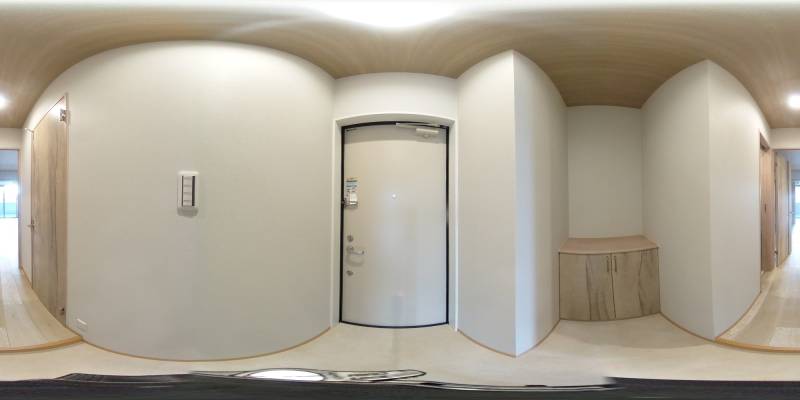 パノラマ画像玄関